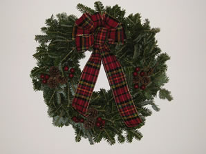 fraser fir wreath image